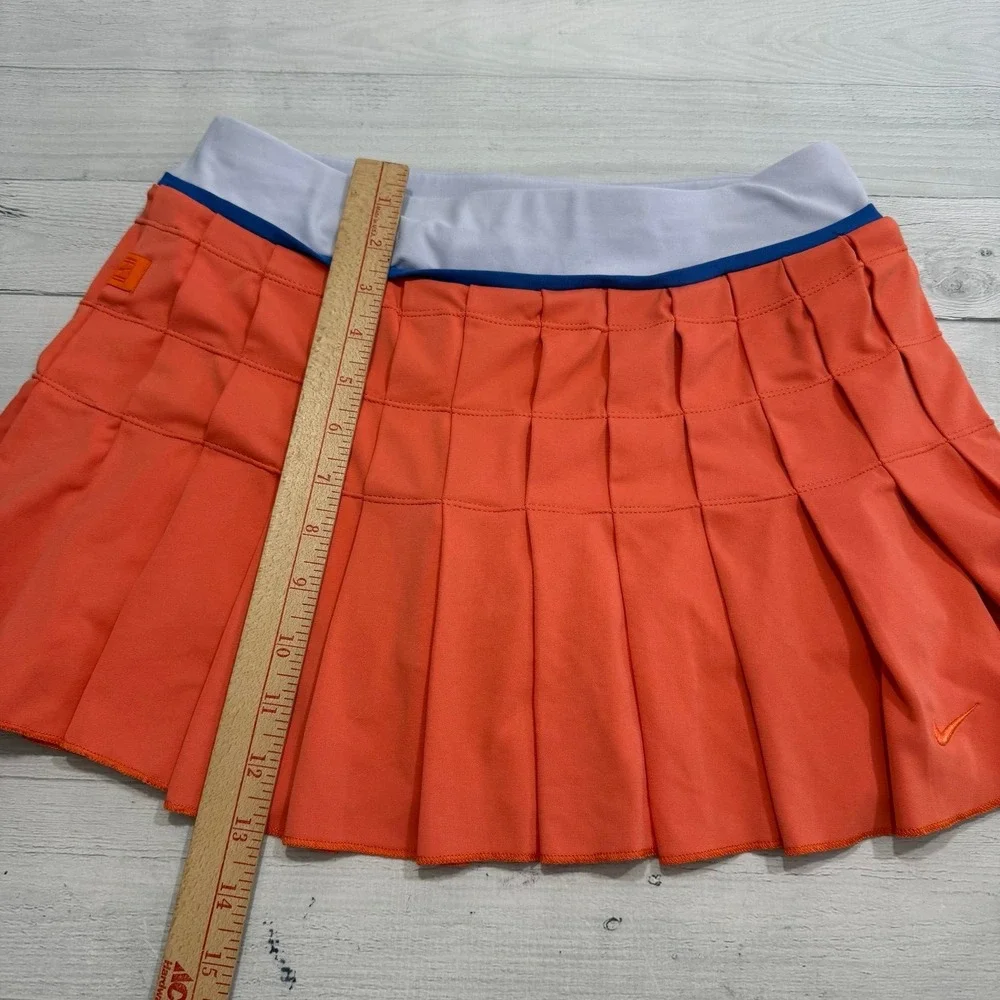 NIKE Fit Dry Pleated Tennis Skort Salmon Coral Pink‎ Golf Athletic women's small